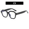Irregular purple sunglasses rice nails retro sunglasses women's high-end sunglasses new vacation beach