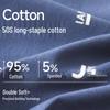 Kanjoe Men's 3-Pack Seamless 7A Antibacterial Australian Stretch Cotton Boxer Briefs