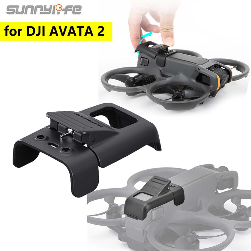 Sunnylife Tail Wing Battery Protection Cover for DJI Avata 2 Battery Buckle Anti-release Fixer Battery Clip Holder Parts