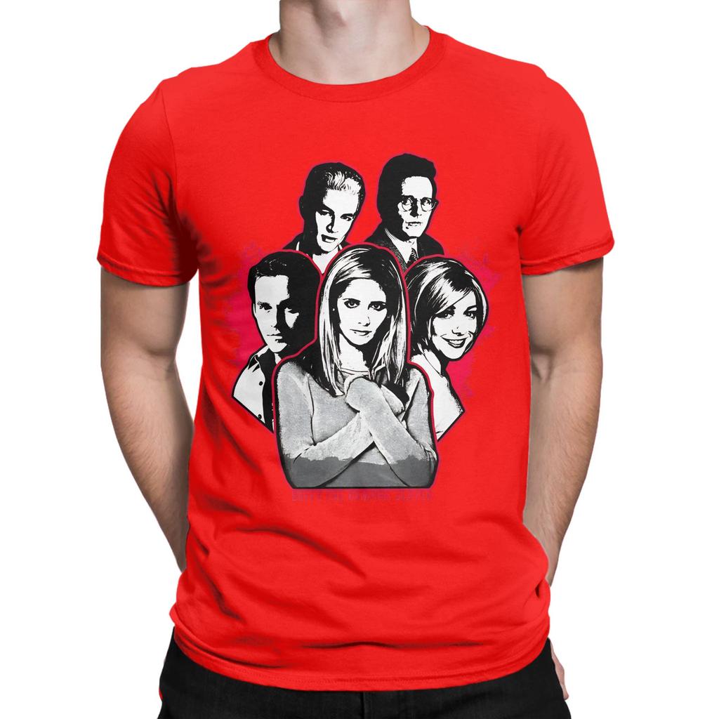 The Ultimate Btvs Portrait Red Funny 100 Cotton Tshirt Buffy The Vampire Slayer Band Tops Tees For Unisex