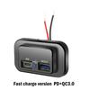 Двойная USB-розетка в прикуриватель автомобиля 12 В/24 В 3,1 А 4,8 А USB-розетка для зарядки Адаптер питания для мотоцикла, кемпера, грузовика, квадроцикла, лодки, автомобиля, автодома