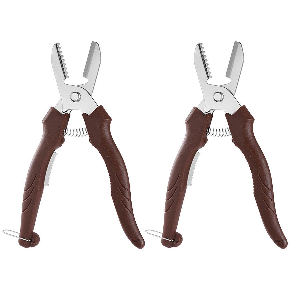 2 шт. Инструмент для колки каштанов из нержавеющей стали Эргономичные ножницы для каштанов Резак для каштанов Очиститель каштанов Кухонный инструмент