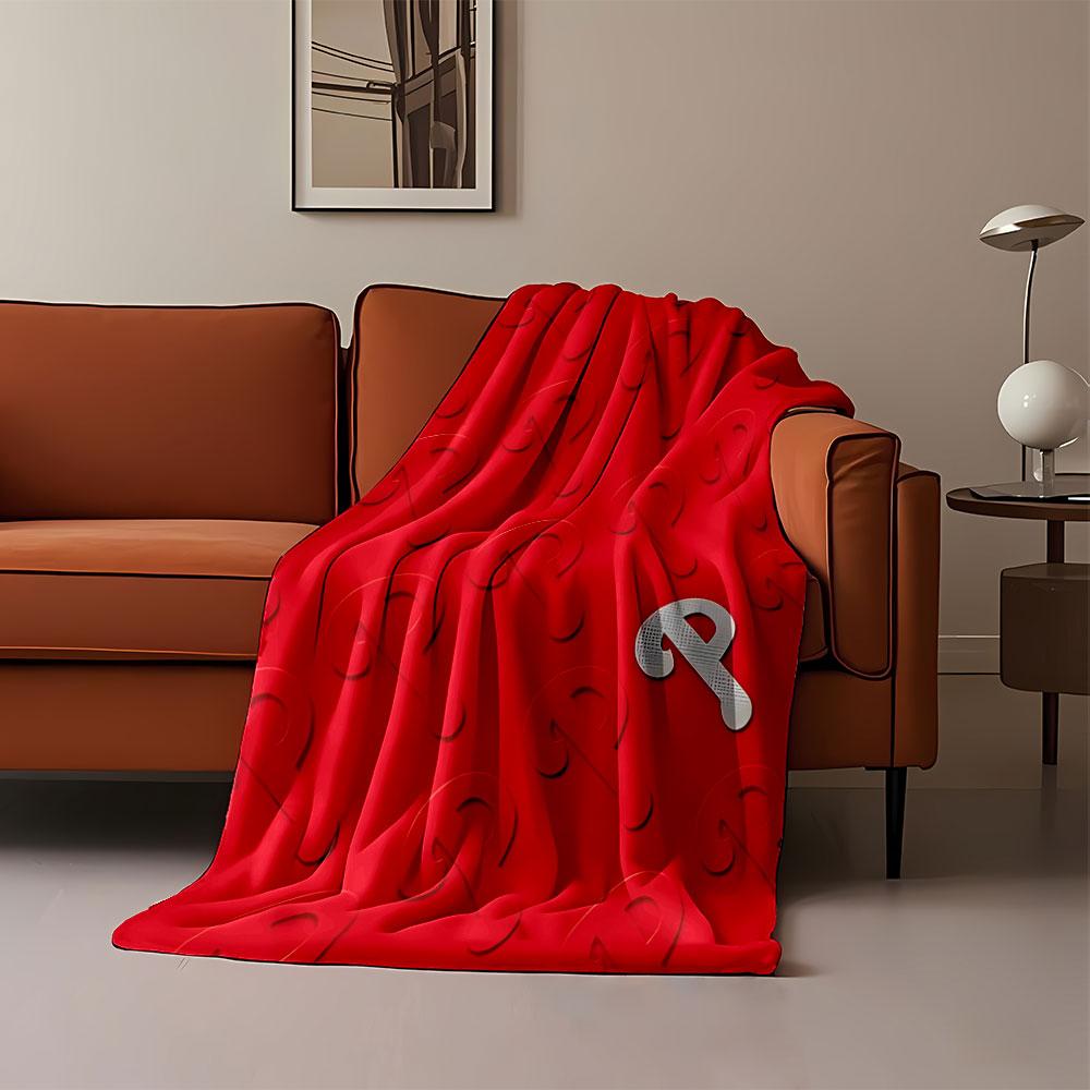 Red Patterned Blanket Design print blanket soft and cozy perfect for the living room bed sofa or a nap,gift
