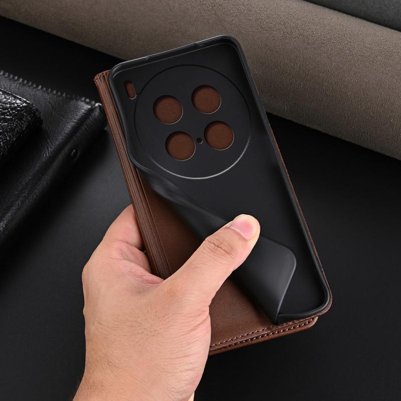 Flip Case For Vivo X100 Ultra 5G 2024 Magnetic Leather Luxury Book Funda For Vivo X100S X90 X80 X70 X60 X 100 Pro Wallet Cover