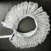 Renaissance Neck Ruff Elizabethan Lace Ruffle Fake Collar Vintage Clown Choker Shawl Detachable Collar Victorian Costume