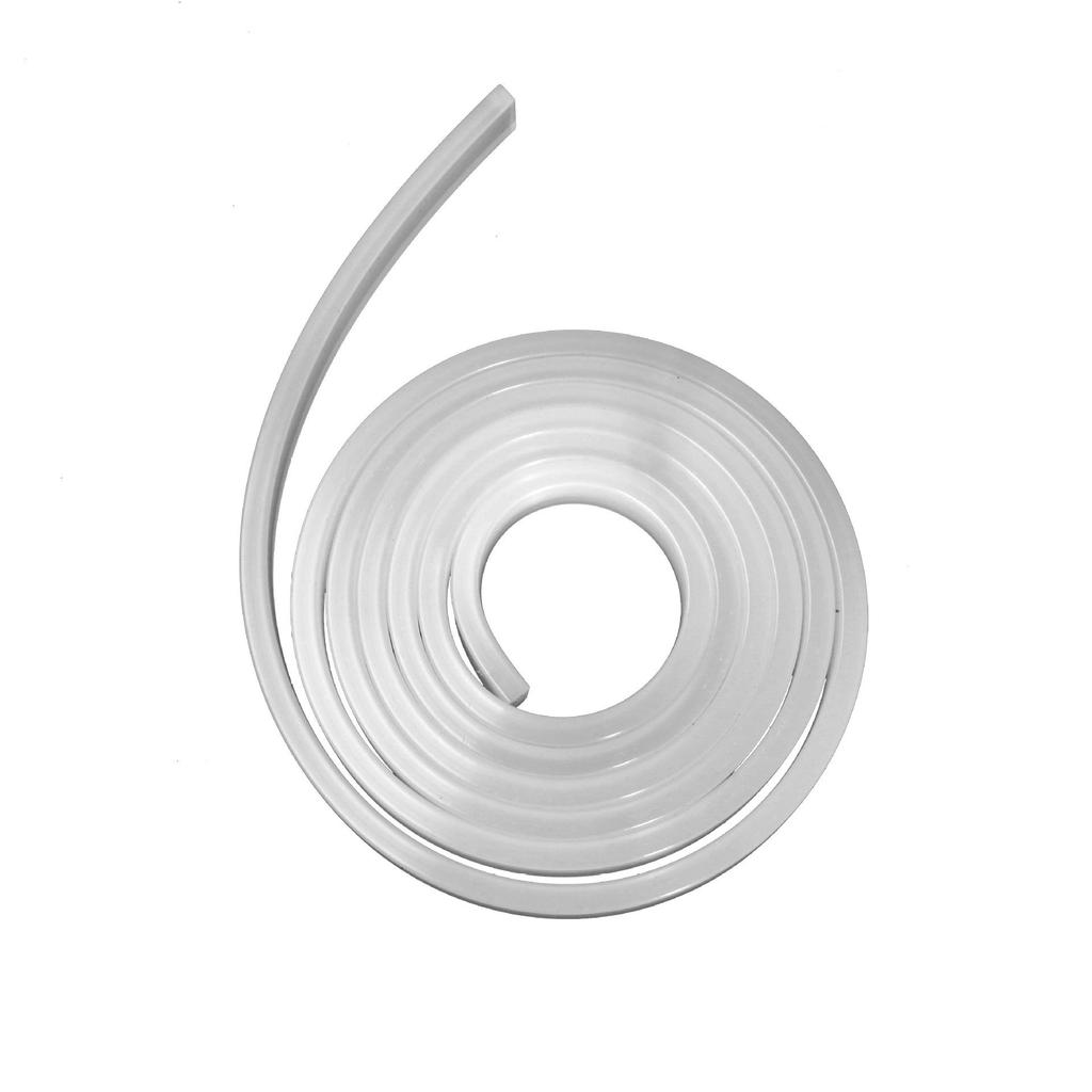 Белая высокотемпературная силиконовая уплотнительная и противоударная лента