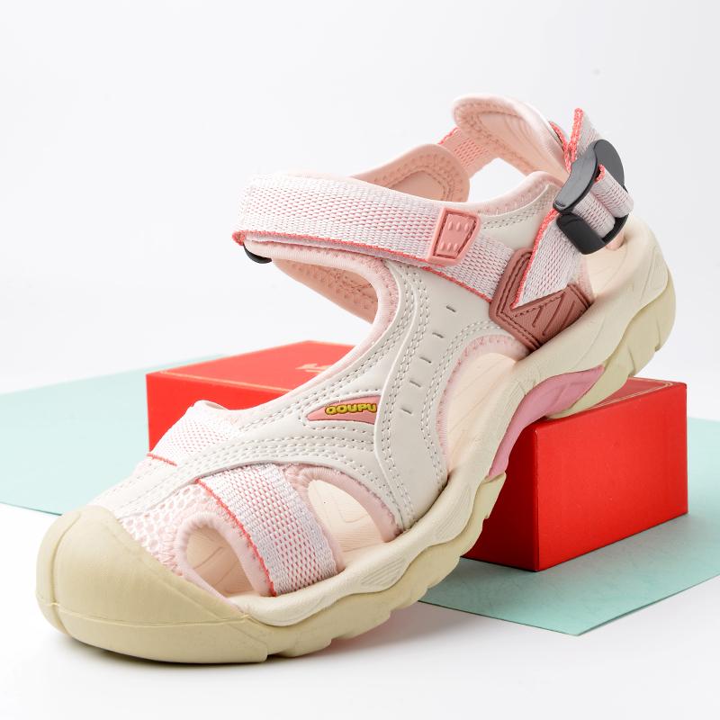 Новая летняя уличная обувь для мужчин и женщин, студенческие сандалии, нескользящие, с мягкой подошвой, кроссовки, с плоской подошвой, дышащие пляжные сандалии
