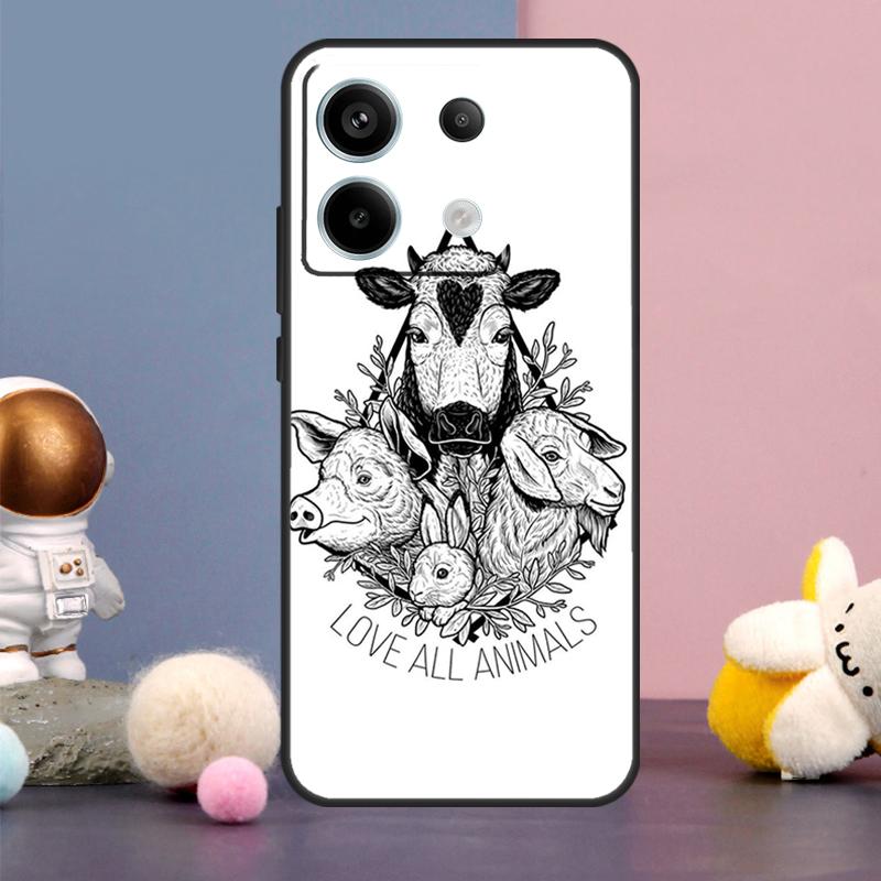 Vegan Inspiration Case For Xiaomi Redmi Note 14 9 10 11 12 13 15 Pro Plus Redmi 15 15C 10C 12C 13C 14C Cover