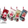 1PC Cartoon Christmas Socks Ornaments Merry Christmas Decorations Home Christmas Gifts Xmas Noel Navidad Happy New Year Supplies