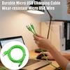 Кабель для быстрой зарядки 2,4 А, кабель Micro USB, нейлоновый плетеный шнур, зарядное устройство для телефона и кабель для синхронизации данных для Samsung для Xiaomi
