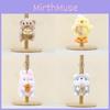 Soft And Cuddly Cartoon Dog Plush Toy Cute Chick Bunny And Bear Keychain Accessory