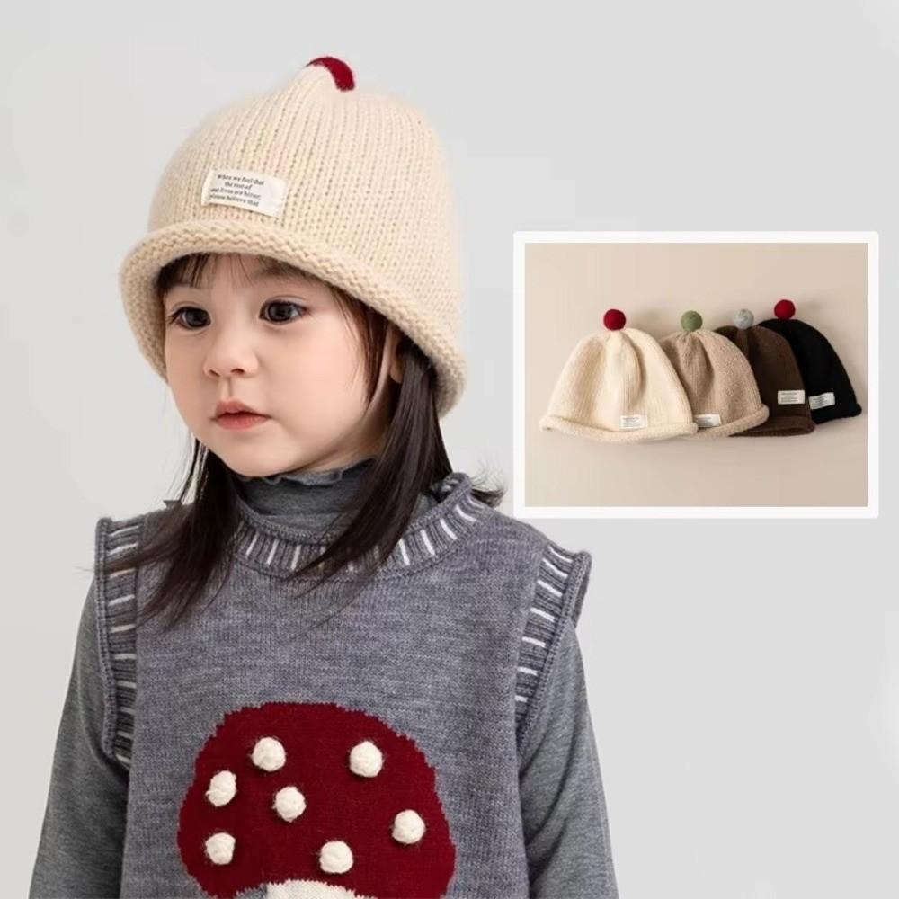 Cute Design Knitted Beanie Warm Infant Cap Fashion Landlord Hat Kids Boy Girl