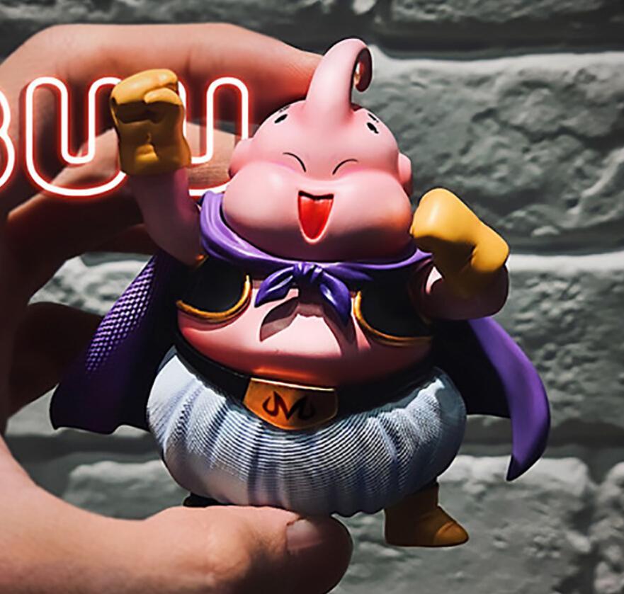 Аниме Фигурка Dragon Ball Z Буу Милый Толстый Печенька Бу ПВХ Фигурка Игрушка DBZ Гоку Вегета Супер Сайян Боевой Бу Модель Кукла Подарки