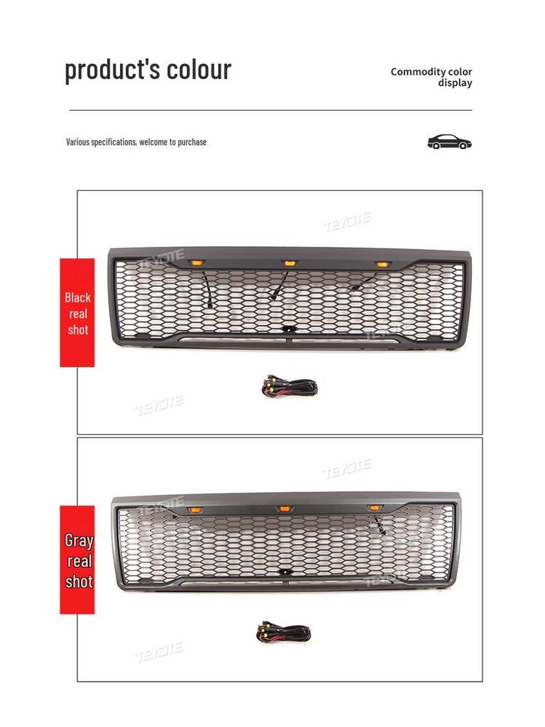 Ford F150 Center Grille - Fits 1992-1996 Bumper Kit