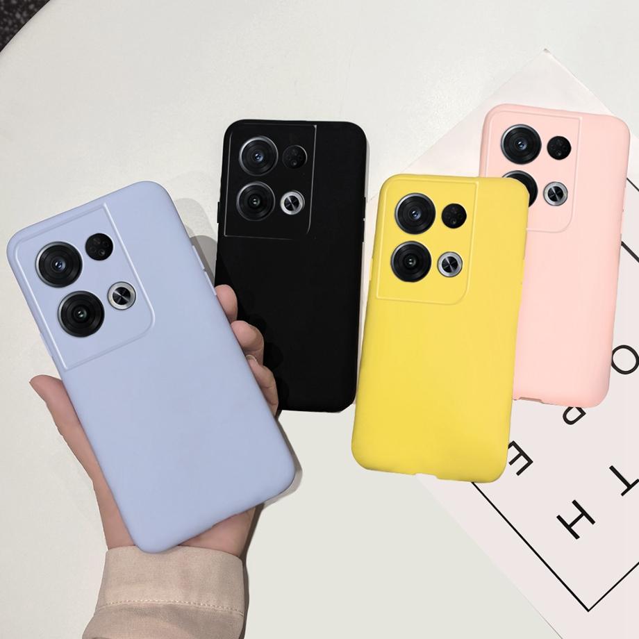 For Oppo Reno 8 Pro Plus 5G Case Simple Colorful Cute Liquid Silicone Bumper For Fundas Reno8 Pro+ Reno8 4G 8Pro Back Cover Capa