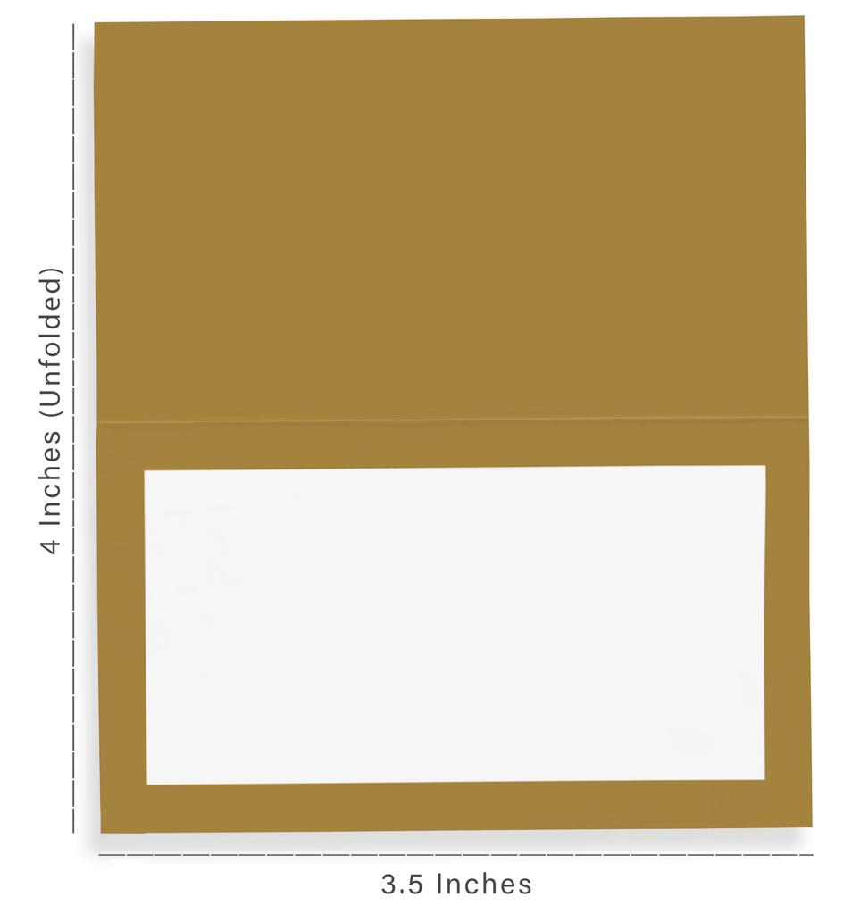 Inkdotpot Pack Of 24, Solid Tent Tables Place Cards For Table Setting For Wedding Thanksgiving- Christmas Holiday Wedding Name Escort Cards