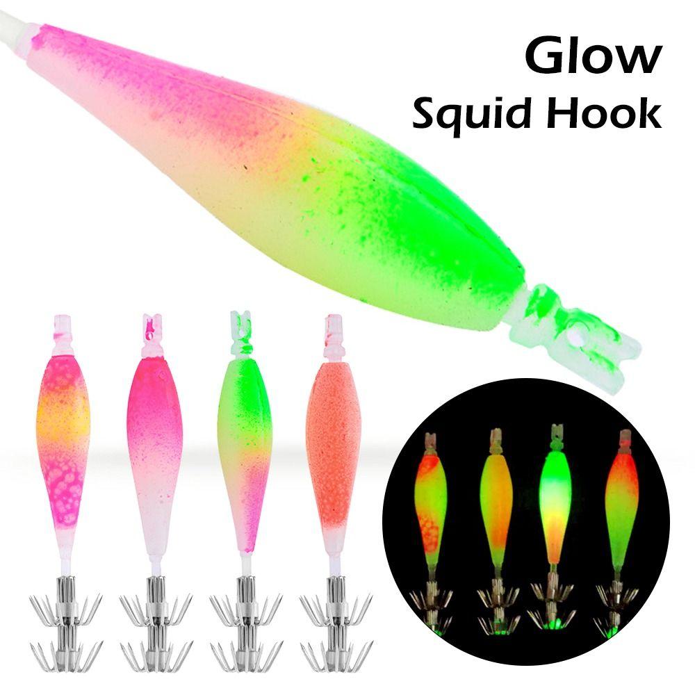 Durable Angling Supplies Fishing Accessories Fishhooks Soft Lure Jig Squid Hooks Artificial Baits