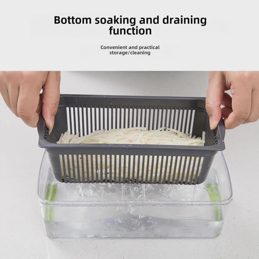 Многофункциональная овощерезка: Измельчитель, шинковка, терка, слайсер