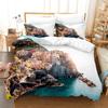 Beautiful Coastline City Duvet Cover Set 3d Digital Printing Sea Landscape Bed Linen Queen Polyester Bedding Set Fashion Design