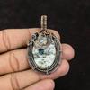 K2 Jasper Gemstone Pendant Copper Wire Wrapped Pendant Copper Jewelry Gift For Him Handmade Unique Pendant Designer Jewelry Gift For Mother