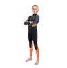Dakine Kids' Quantum Back Zip Full 2/2mm Wetsuit, Black/Orange, Size 10, 010942200004