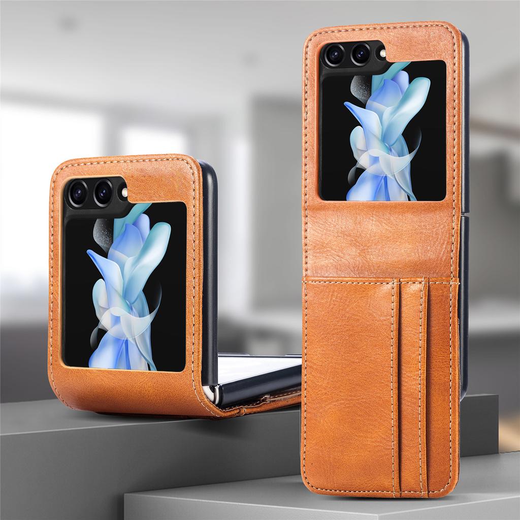 Чехол-кошелек для Samsung Galaxy Z Flip7 Flip5 5G Flip6 Flip 5 7 6 Flip4 Flip3 Flip2 Flip 4 3 2 1 Держатель для карт Кожаная сумка