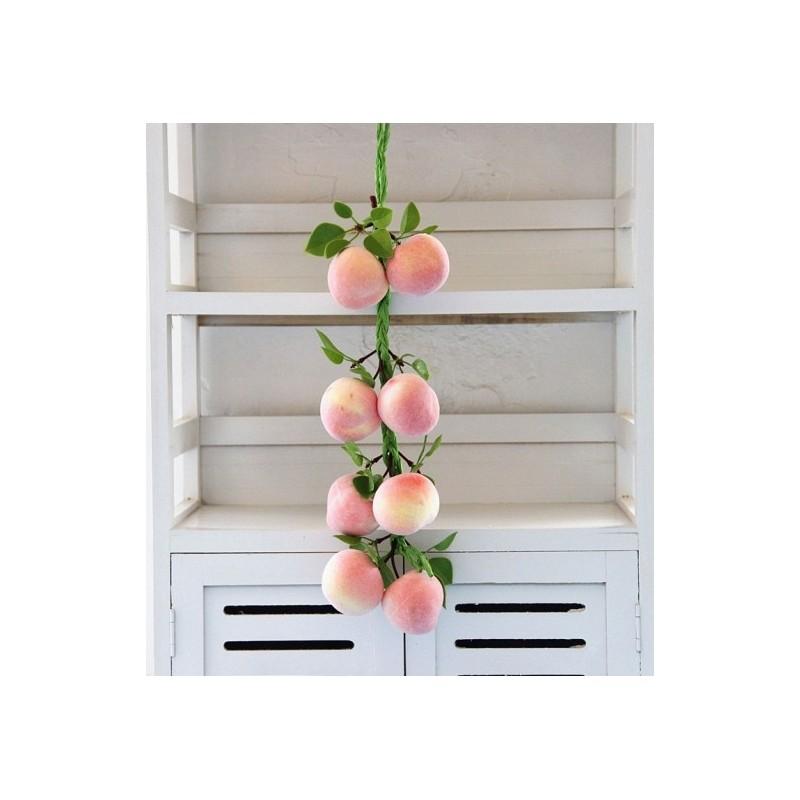 Fruit And Vegetable Decorative String Set For Restaurant Wall Decor With Colorful Artificial Veggies And Fruits