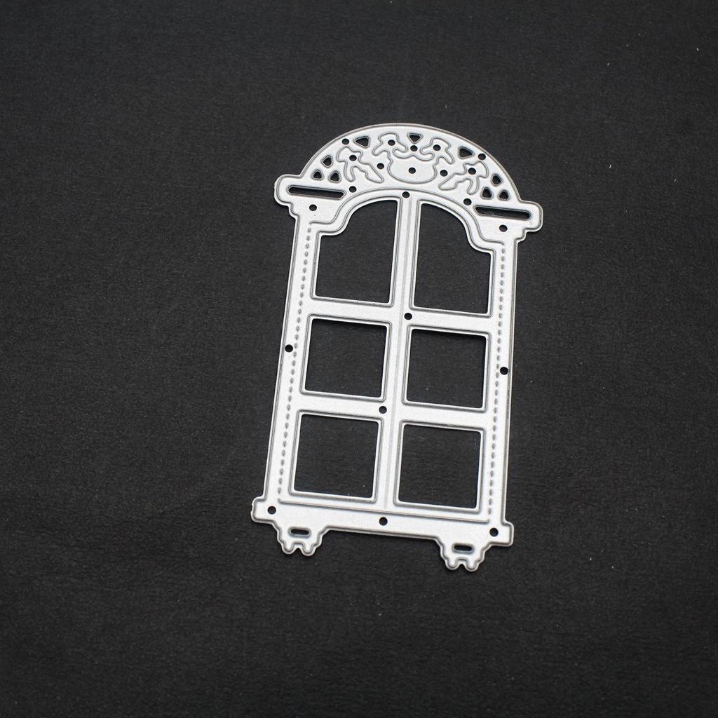 Металлические трафареты для вырезания окон для DIY скрапбукинга, фотоальбома, тиснения бумаги, открыток, поделок, вырубки