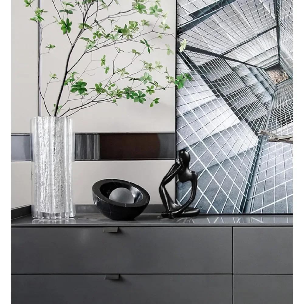 Vilead Nordic Abstract Sculpture Thinker Statue Resin Woman Figurine Office Home Decoration Accessories Decor Crafts Modern Art