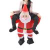 Santa Costume Funny Father Christmas Riding Inflatable Show Party Cosplay Role Playing Props