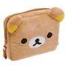 Кавайная сумка для карандашей Rilakkuma, органайзер для макияжа, сумка для хранения, мультяшный плюшевый мультикейс с медведем, кавайные косметички, кейс для туалетных принадлежностей, косметичка