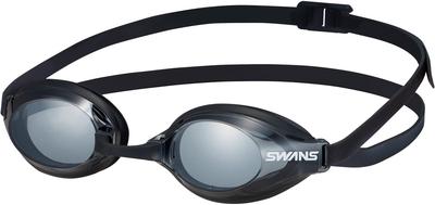 Очки для плавания Swans AQUALIGHTNING SMK Дымчатые с линзами WORLD AQUATICS Free Сделано в Японии SR-3Nre Подушка, Анти-фог, Гоночные, Одобрено, Размер,