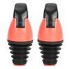 Oil Bottle Pour Spout Stopper Dispenser for Wine Soy Sauce Vinegar Bottles Kitchen UtensilsOrange