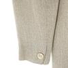 Max Mara Made In Italy Wool and Silk Blend Herringbone Pattern Tailored Jacket Women Used
