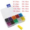 100 Pcs Car Fuses Small Mini Auto Blade Fuses 2A 3A 5A 7.5A 10A 15A 20A 25A 30A 35A AMP Assortment In Storage Box Medium Fuses