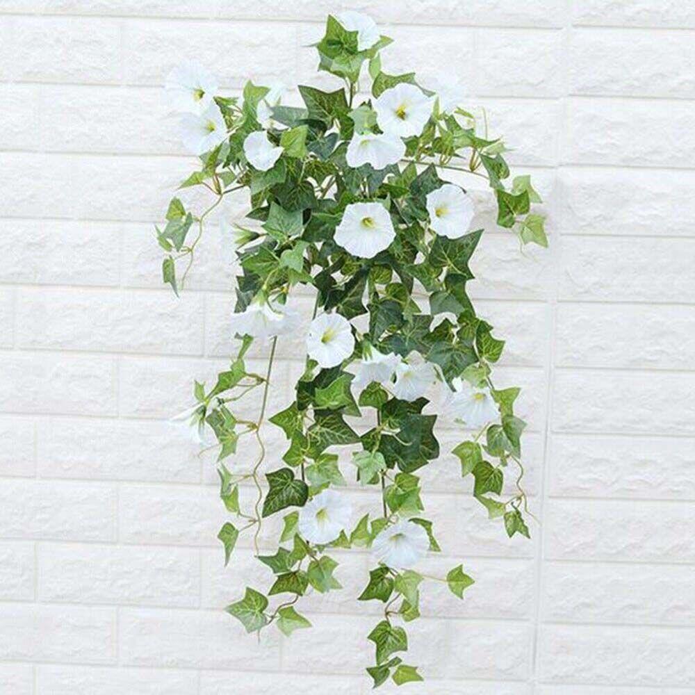 Vine Basket Wedding Hanging Fake Morning Glory Artificial Flowers Artificial Plants Silk  flower