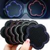 Anti-Slip Car Coaster Silica Gel Water Cup Pad  Diamond Rhinestone Bling Bling Decoration Non-slip Drinks Mat Car Accessories