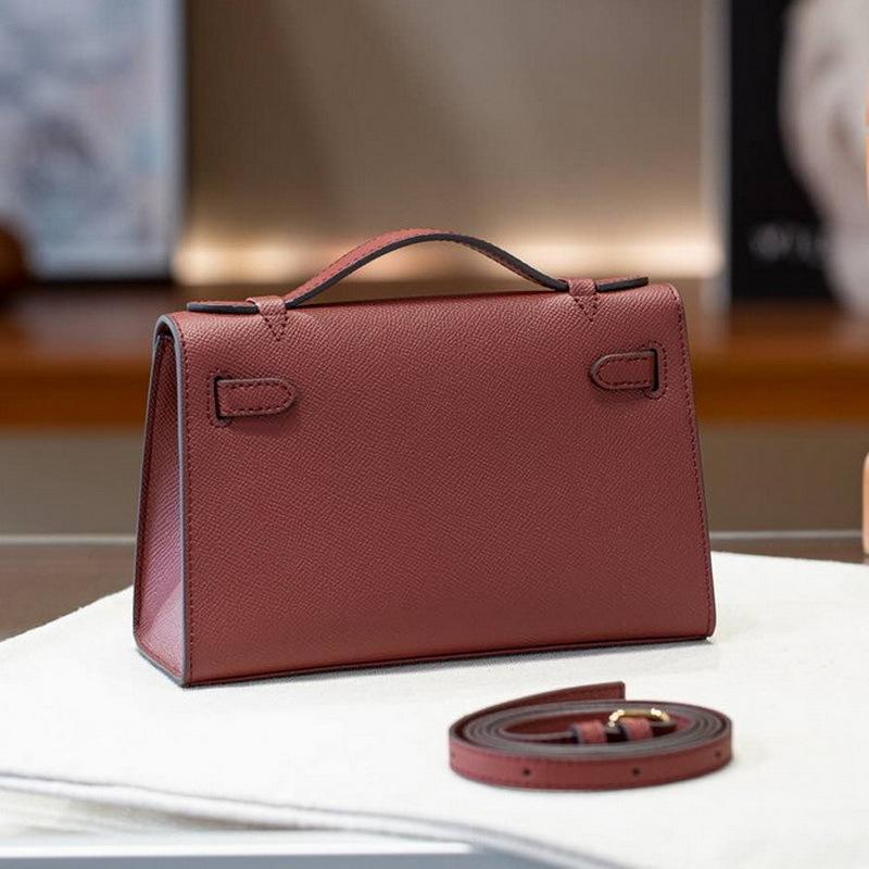 Сумка Женская 2026 Новая Узор Пальмы Коровья Кожа 22см Мини Поколение Kai-Li Модная Портативная Натуральная Кожа Женская Сумка