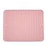 Silicone Dish Drying Mat Large Dish Drying Mat Counter Top Mat Dish Draining Mat Sink Mat Large Silicone Trivet Thickened Heat-resistant Pad