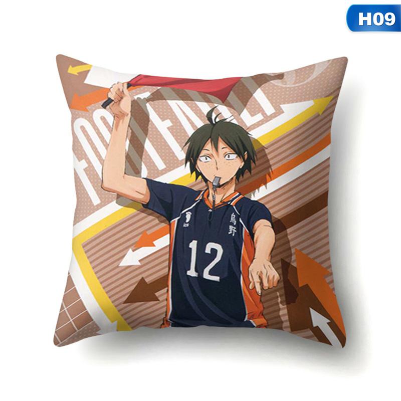 Аниме Хайкю!! Hinata Shouyou Kozume Kenma, наволочка с двусторонним принтом, волейбольная подушка для детей с героями мультфильмов, наволочка