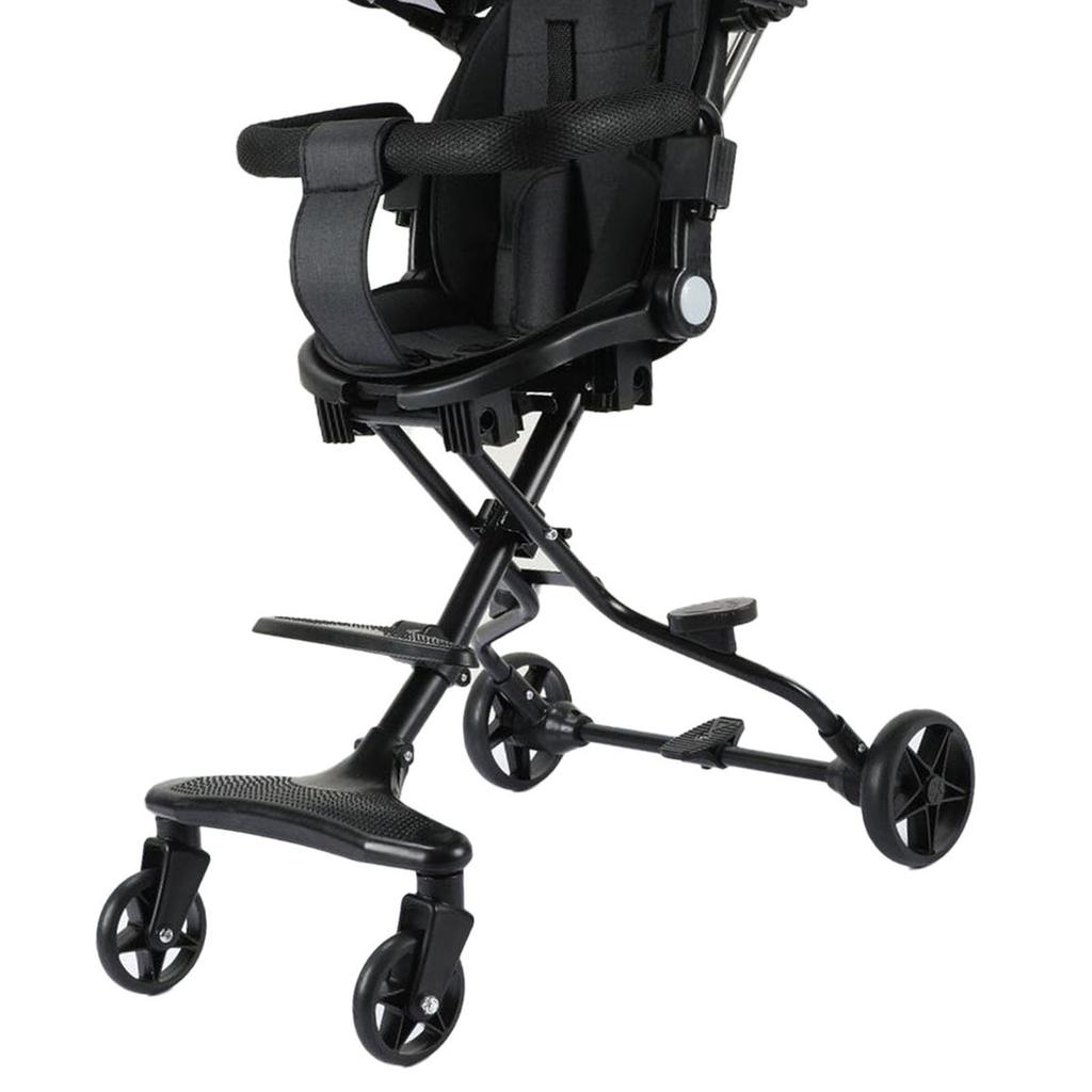 Детская коляска, складная, легкая, для новорожденных, с солнцезащитным козырьком, универсальное переднее колесо для