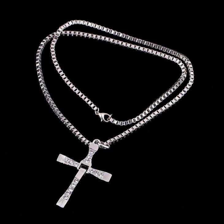 X011 Fast And Furious 8 Cross Necklace, Toledo Necklace 50Cm 5.1 * 3.5
