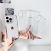 Simple Transparent Acrylic Case for iPhone 15 Pro Max 14 Plus 13 12 11 Pro XS XR 7 8Plus SE 2020 All-inclusive Drop Protection Cover