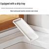Modern No-Drill Wall-Mounted Kitchen Storage Rack