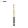 High Quality 1.5mm-10.0mm 1/4 Hex Shank High Speed Hexagonal Handle Twist Drill Drill Bit Set