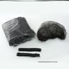 White Disposable Bouffant Cap - Non-Woven Hair Net Hat for Work or Bath, Black Thick Short Hair Coverage