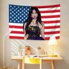 Тапистрия K-pop Идола Карины из группы aespa Настенный Баннер для Спальни Гостиной Ткань для Фона Концертный Баннер