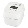 Zojirushi Rice Cooker 1 Sho Flame Cooking Pressure IH Type Made In Japan 2 Points To Clean Every Time Silk White [2023 Model] (10 Cups) NW-FB18-WZ