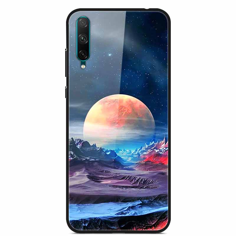 Чехол из закаленного стекла For Honor 30i для Huawei Honor 30 i Мягкий бампер Жесткий Funda Для Honor 30i LRA-LX1 Чехол для телефона Обложка Honor30i