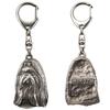 Shih Tzu, Chrysanthemum Dog - Silver-plated Key Ring with a Dog In a Gift Box, Handbag Decoration, Backpack Pendant by Brand
